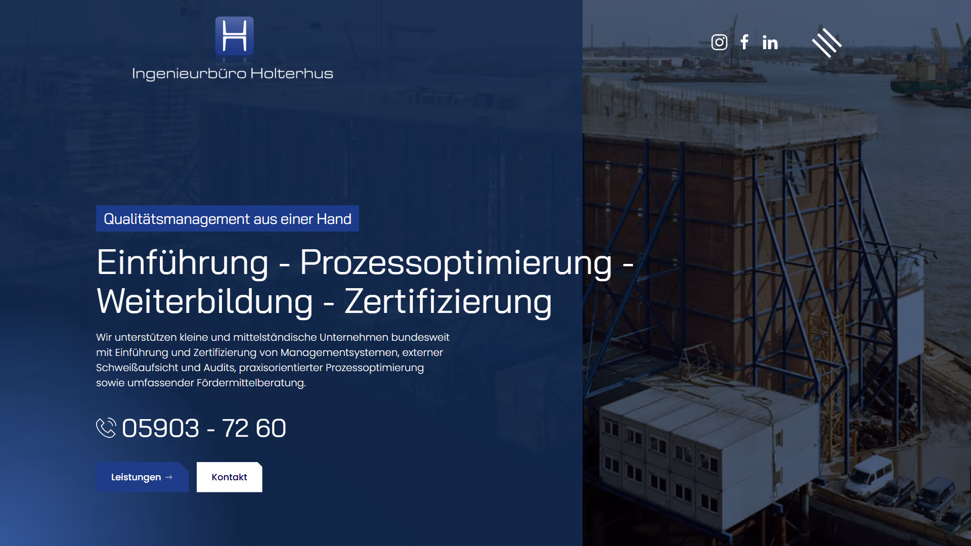 Startseite von Ingenieurbüro Holterhus