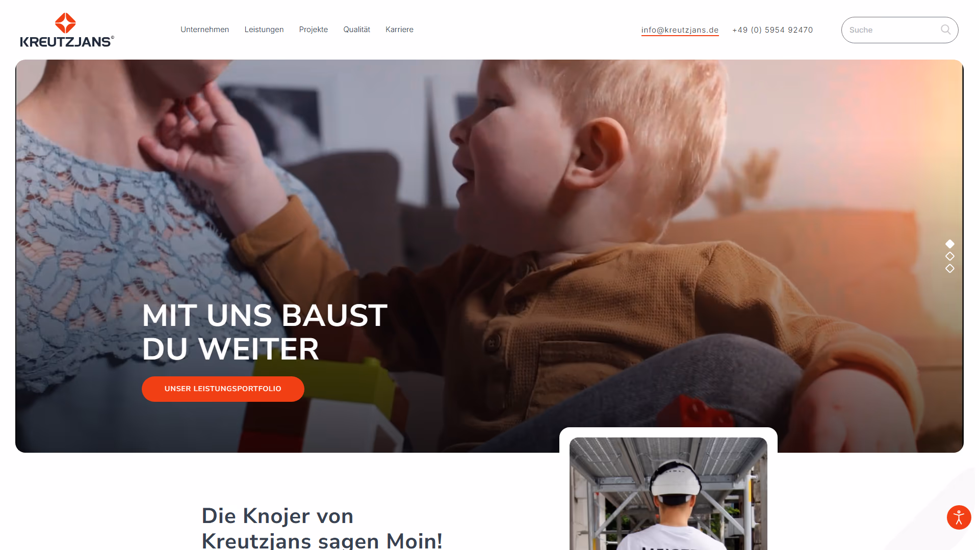 Startseite von Kreutzjans