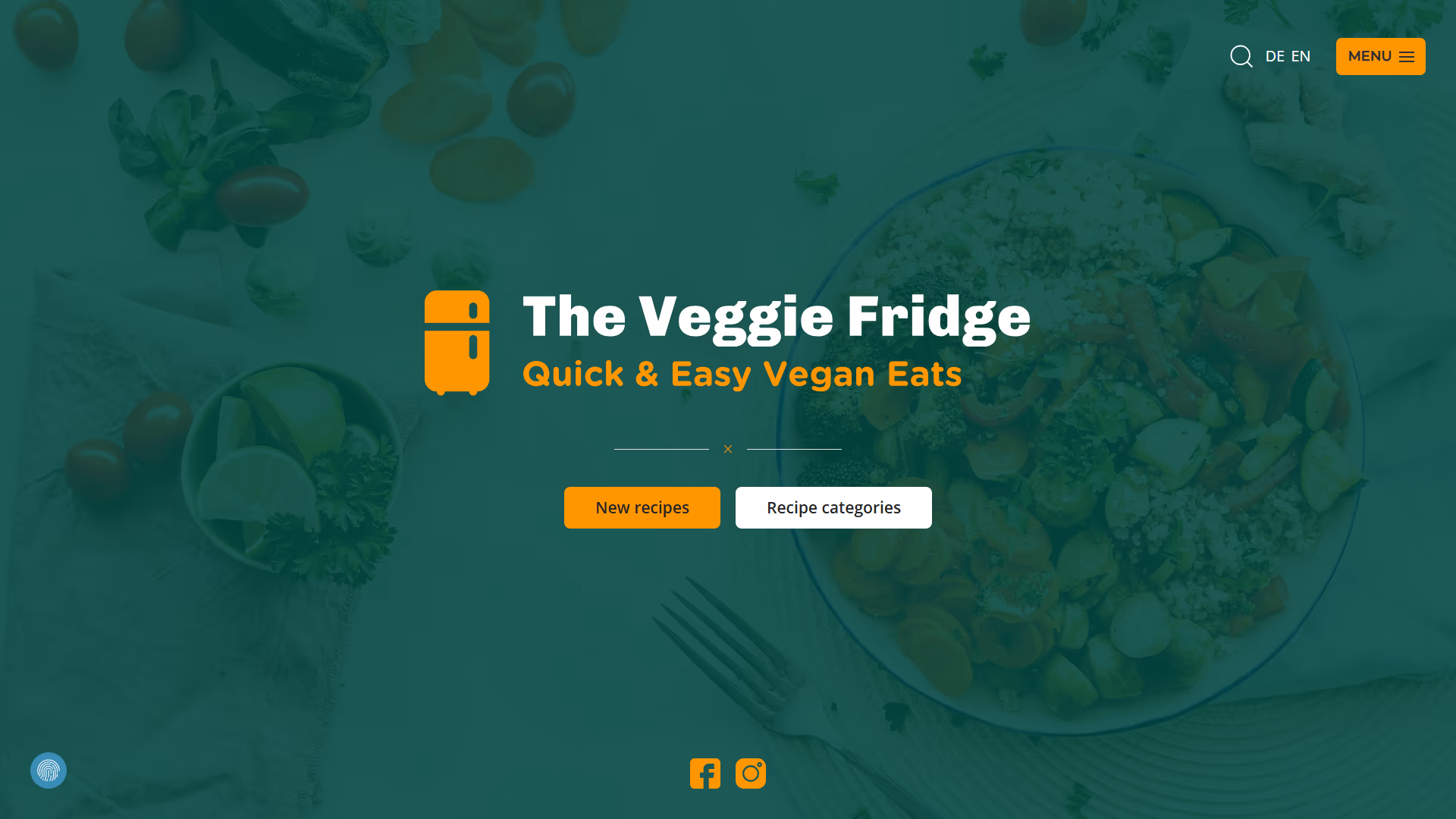 Startseite von The Veggie Fridge